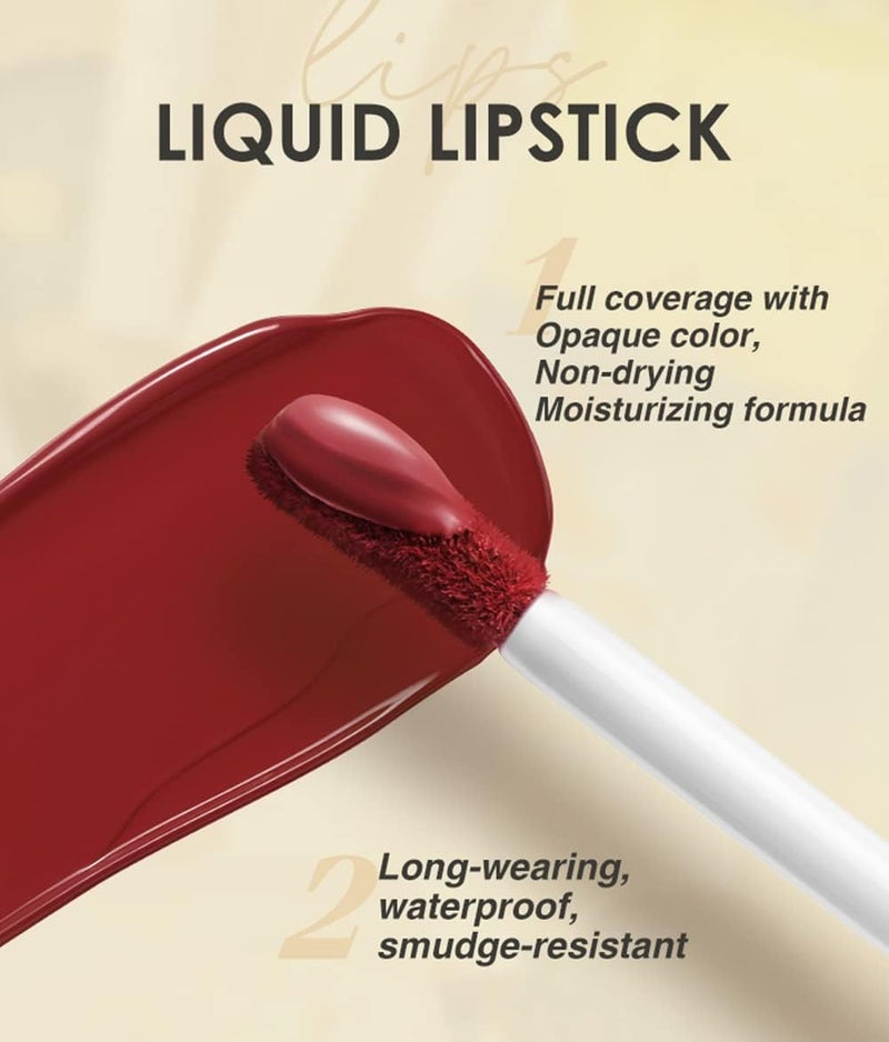 BestLand 12Pcs Matte Liquid Lipstick and Lip Liner Set - Image 3